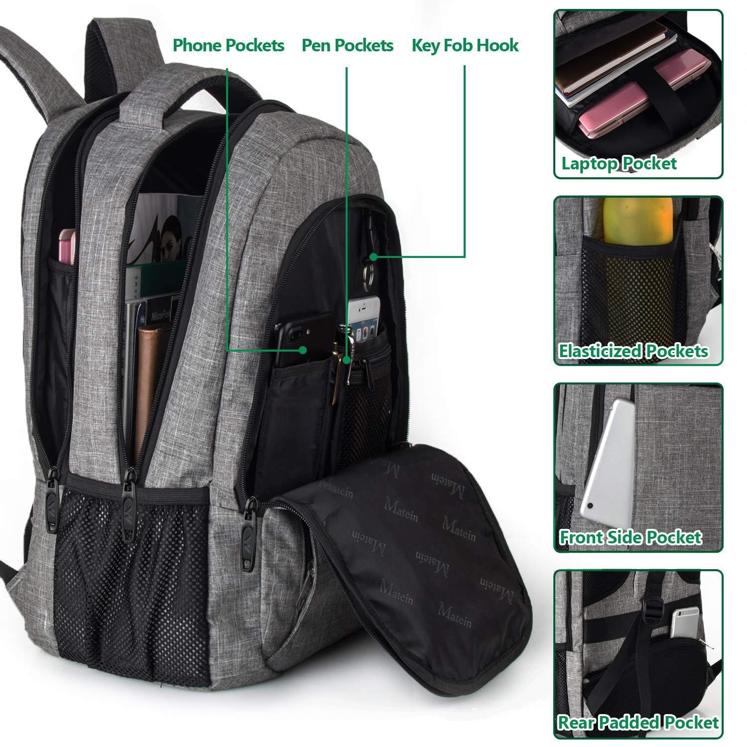 Remoid Factory 15.6 Inch Custom Logo Waterproof Oxford Pu Material Business Men Day Pack Bag Travel Laptop Backpack
