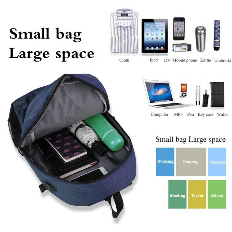 New men business laptop backpack with USB charging port anti theft travel bag 15.6 Inch computer notebook Mmochila male