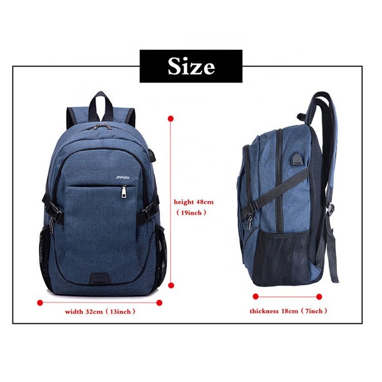 New men business laptop backpack with USB charging port anti theft travel bag 15.6 Inch computer notebook Mmochila male