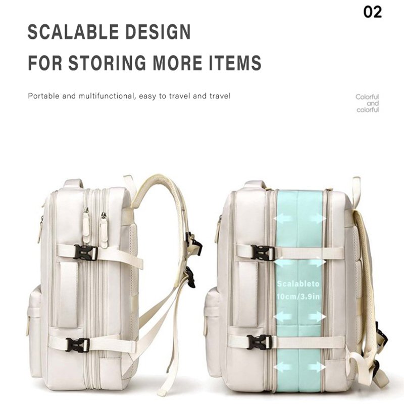 Oxford Waterproof Multi Function Large Capacity Backpack Travel with USB Charging Port Laptop Backpack For Men And Women