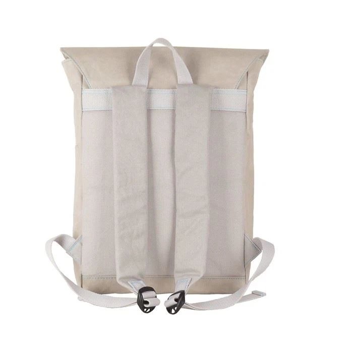 Grey Washable Kraft Paper Durable Backpack Fashion Casual Backpack High Quality Water-resistant Backpack With Shoulder Straps