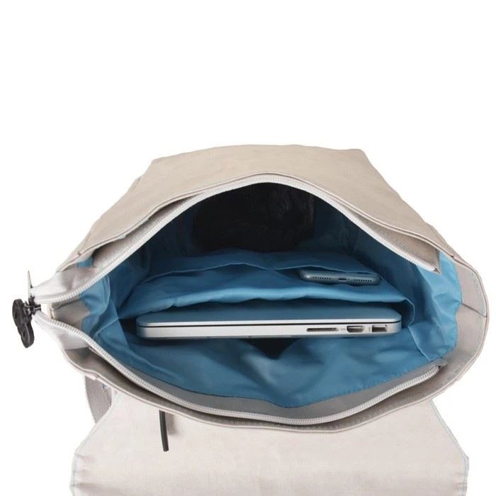 Grey Washable Kraft Paper Durable Backpack Fashion Casual Backpack High Quality Water-resistant Backpack With Shoulder Straps