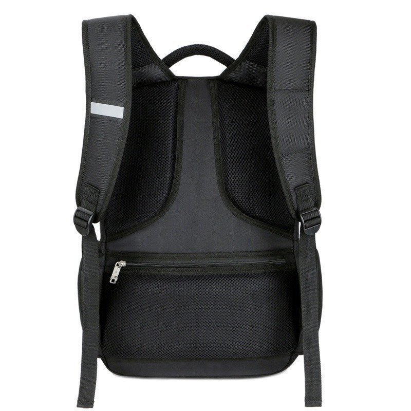 Men's Unisex Waterproof Laptop Backpack with USB Zipper Closure Anti-Theft Features Polyester Lining for Travel Student Use