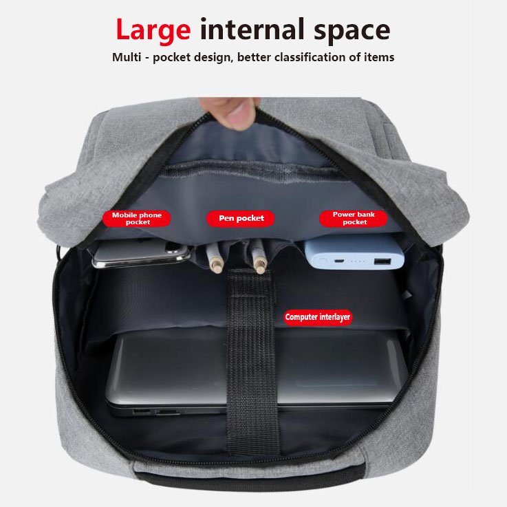 hot design usb backpack laptop bags notebook school men bags laptop backpack waterproof 15.6 fashion backpack for men