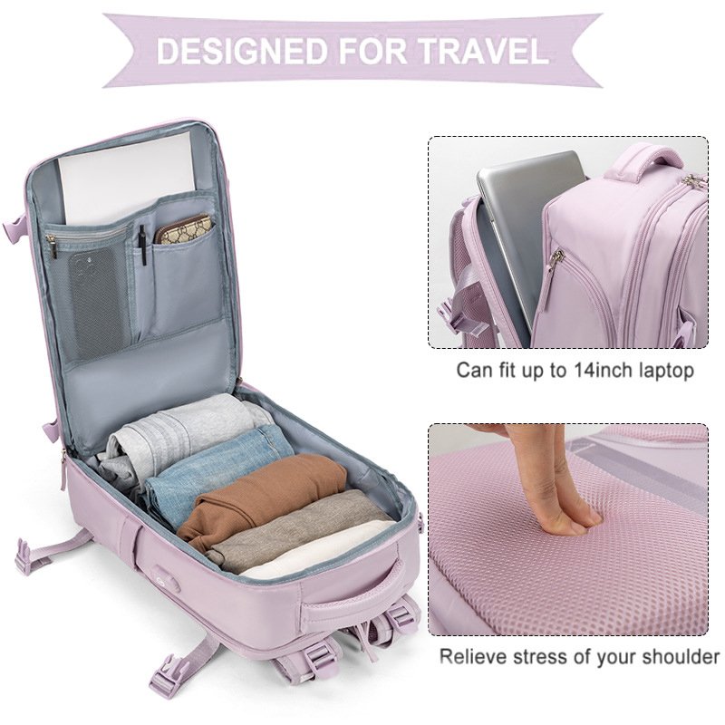 A variety of colors available new travel large capacity backpack waterproof multi-functional student backpack female backpack