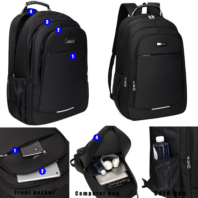 book bag college backpack notebook men's laptop backpack wholesale mens polyester travel custom school computer bag