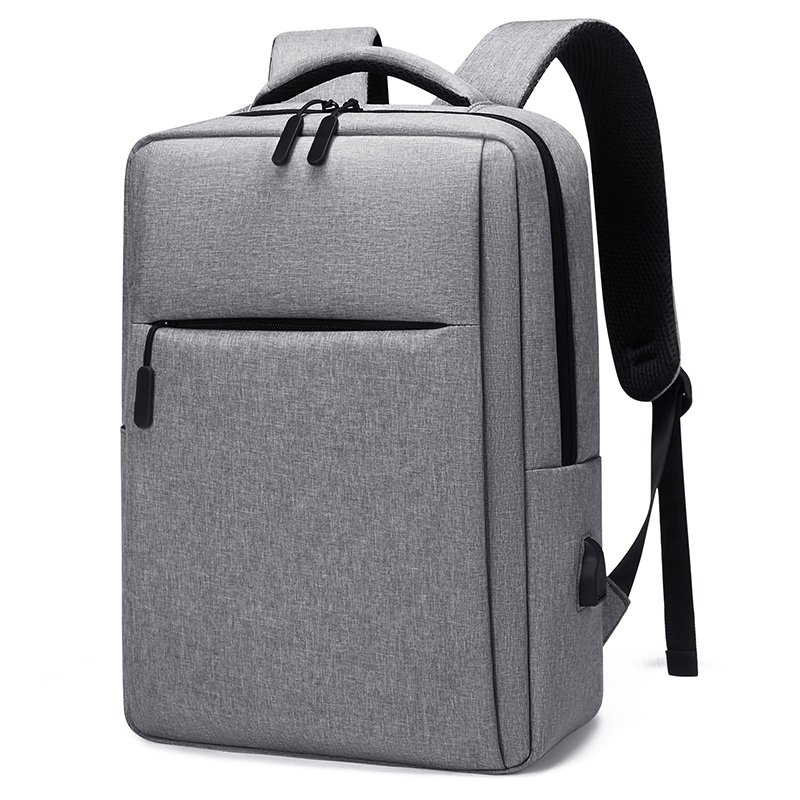 Logo Custom Waterproof Simple Business USB Charging Port Casual Business Sports School bag Travel Computer Laptop Backpack Bag