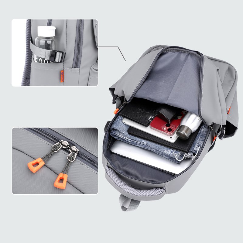 Custom Waterproof Large-capacity sports student computer bag Wholesale designing bags unisex fashion laptop backpack with USB