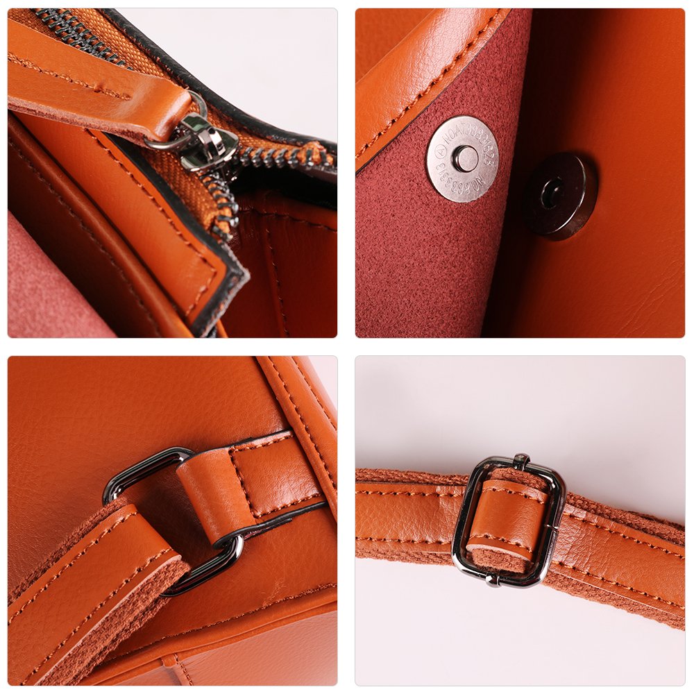 Custom Fashion Daily Full Grain Leather Back pack Laptop Bag Business Real Leather Backpack for Women