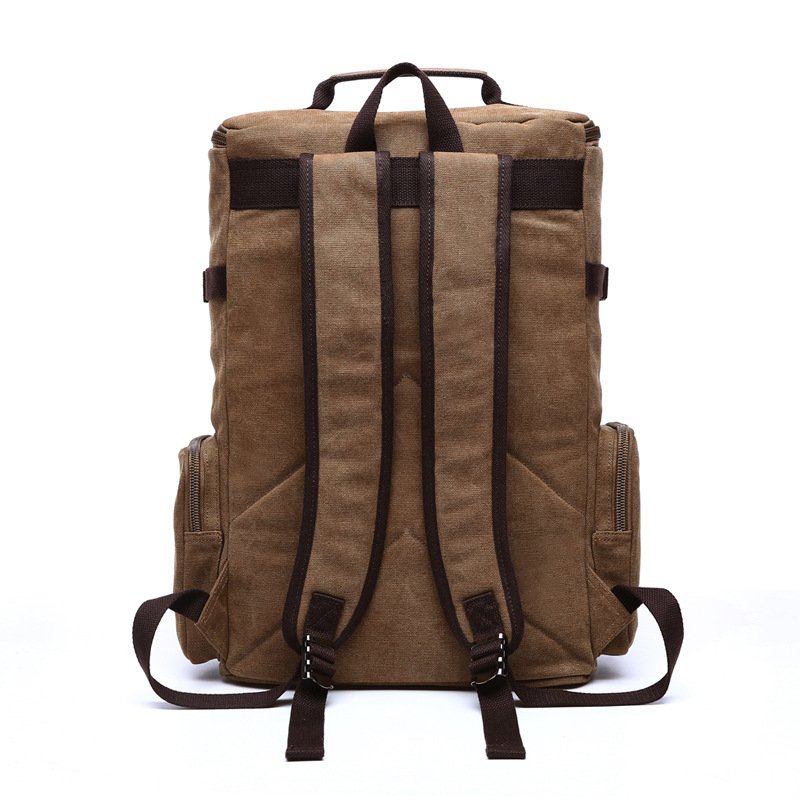 Fashion Laptop Backpack Men Casual Fashion Sport Duffel Bag Backpack Drawstring Bag Cotton Canvas Vintage Backpack
