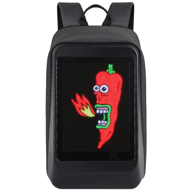 2022 New Trend Soft Smart Urban Waterproof Led Screen Backpack For Laptop LED display backpack