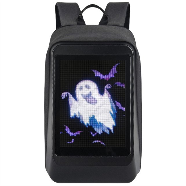 2022 New Trend Soft Smart Urban Waterproof Led Screen Backpack For Laptop LED display backpack