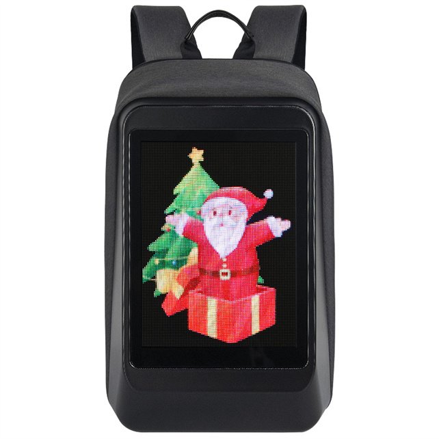2022 New Trend Soft Smart Urban Waterproof Led Screen Backpack For Laptop LED display backpack