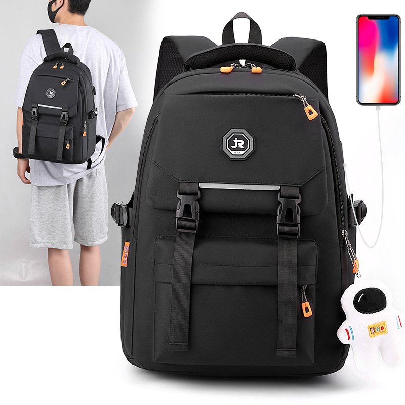 Custom Logo Oxford College Student Bag Waterproof Cheap Fashion Cool Travel Student School Laptop Backpack For Teens