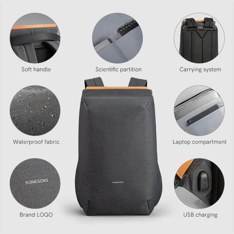 Anti theft travel laptop backpack with laptop sleeve travel backpack waterproof