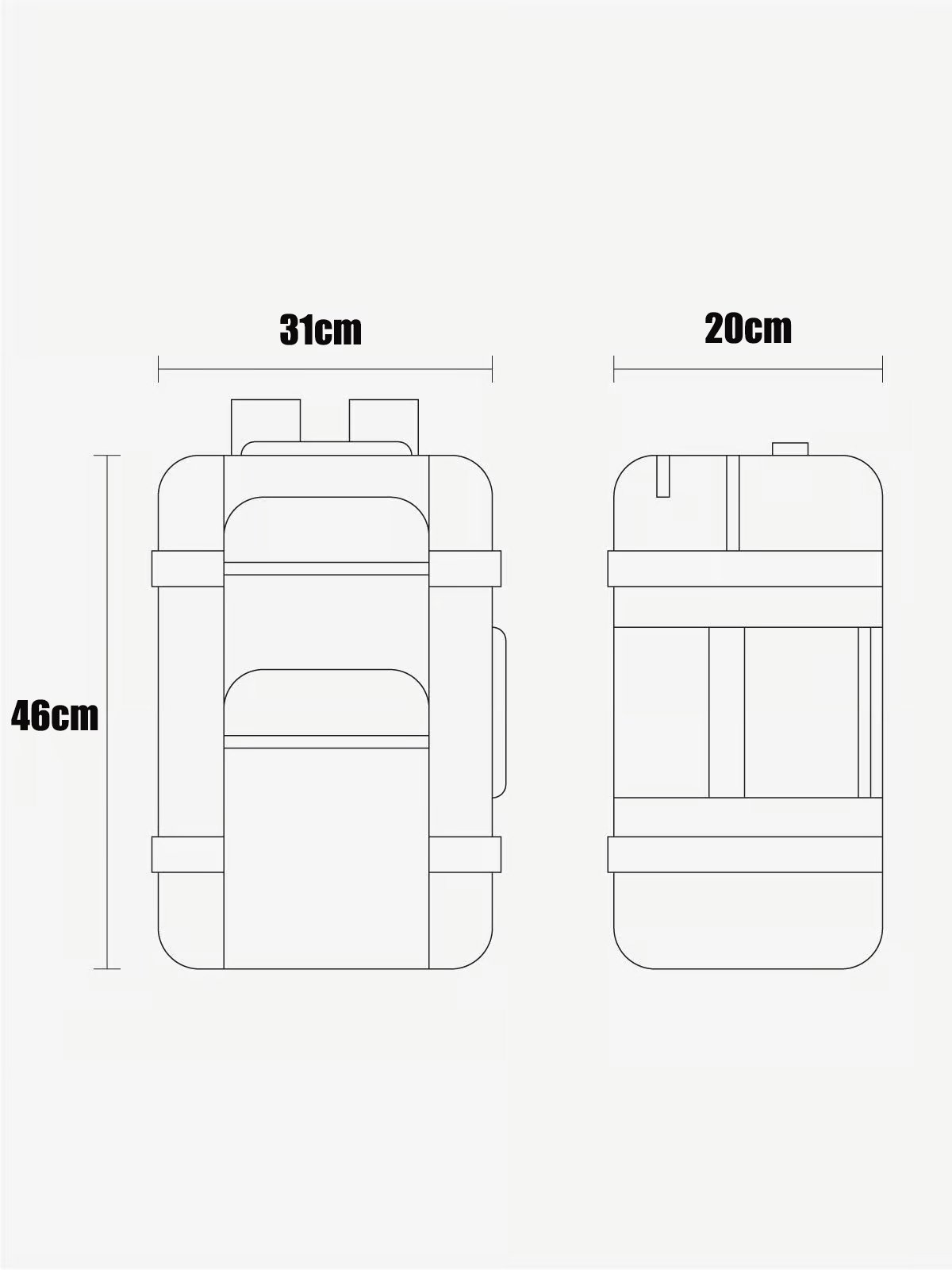 2024 Hot selling 26L Large Capacity Waterproof Laptop Backpack Duffel Durable College School Bag