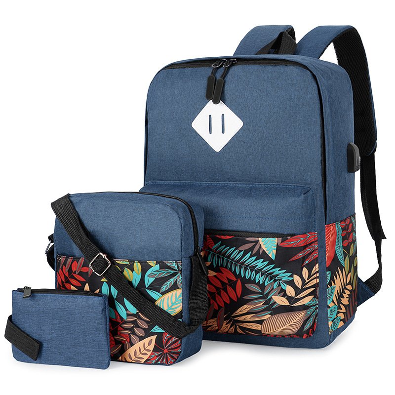 2023 Hot Sale High Quality Hot Sale Simple Vintage College Bags 3-in -1 Large Capacity Travel Backpack Neutral Custom Backpack