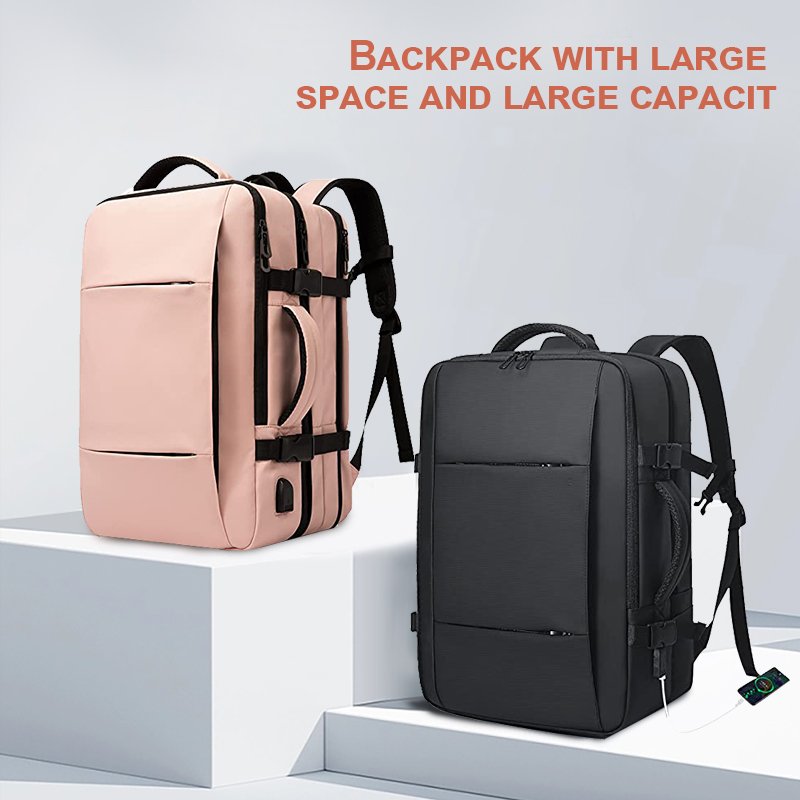 Weekender Luggage Travel Bag Anti Theft durable school notebook bag Outdoor Usb Large Capacity Waterproof Expandable Backpack