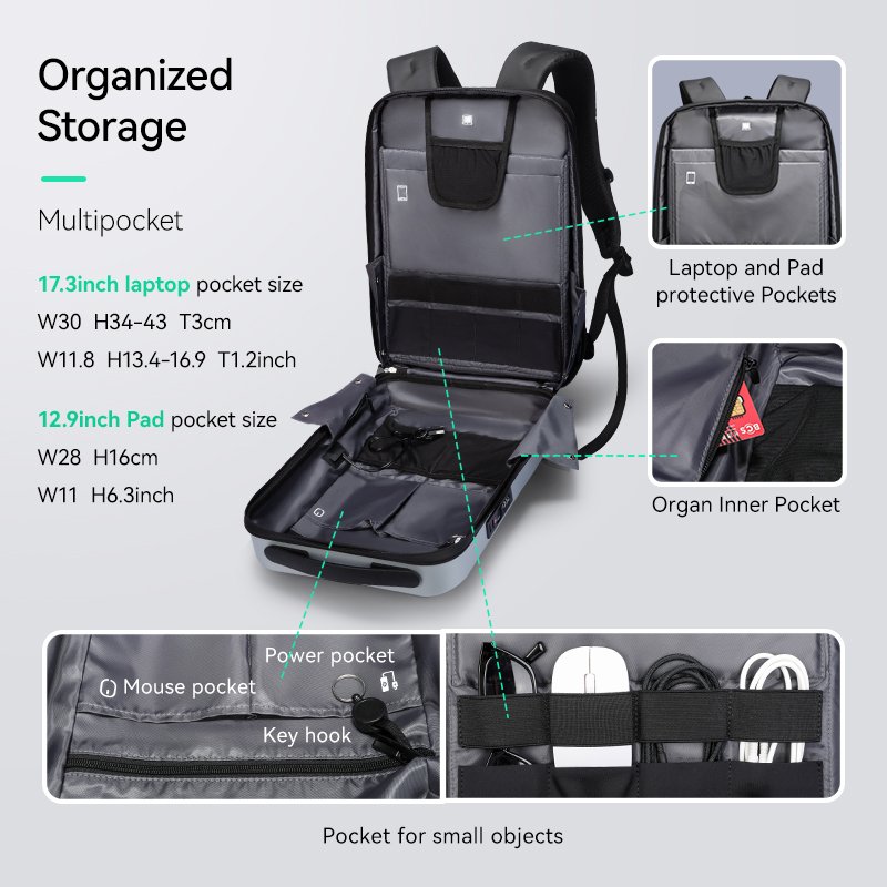 Mark Ryden Factory hot sale laptop bag password lock anti-theft outdoor travel shoulder bag motorbike game backpacks F_MR7917-B