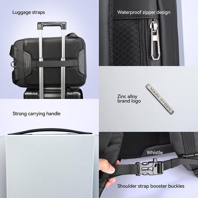 Mark Ryden Factory hot sale laptop bag password lock anti-theft outdoor travel shoulder bag motorbike game backpacks F_MR7917-B