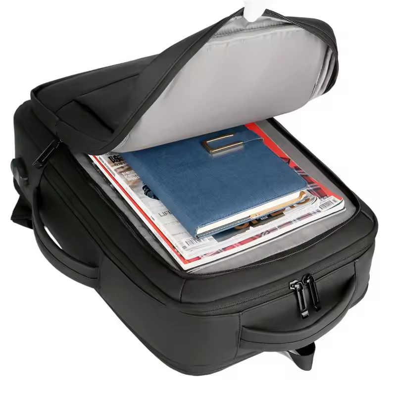 High Quality Expandable Business Travel USB Trip Custom Logo Oxford Polyester Fabric Laptop Backpack For sale