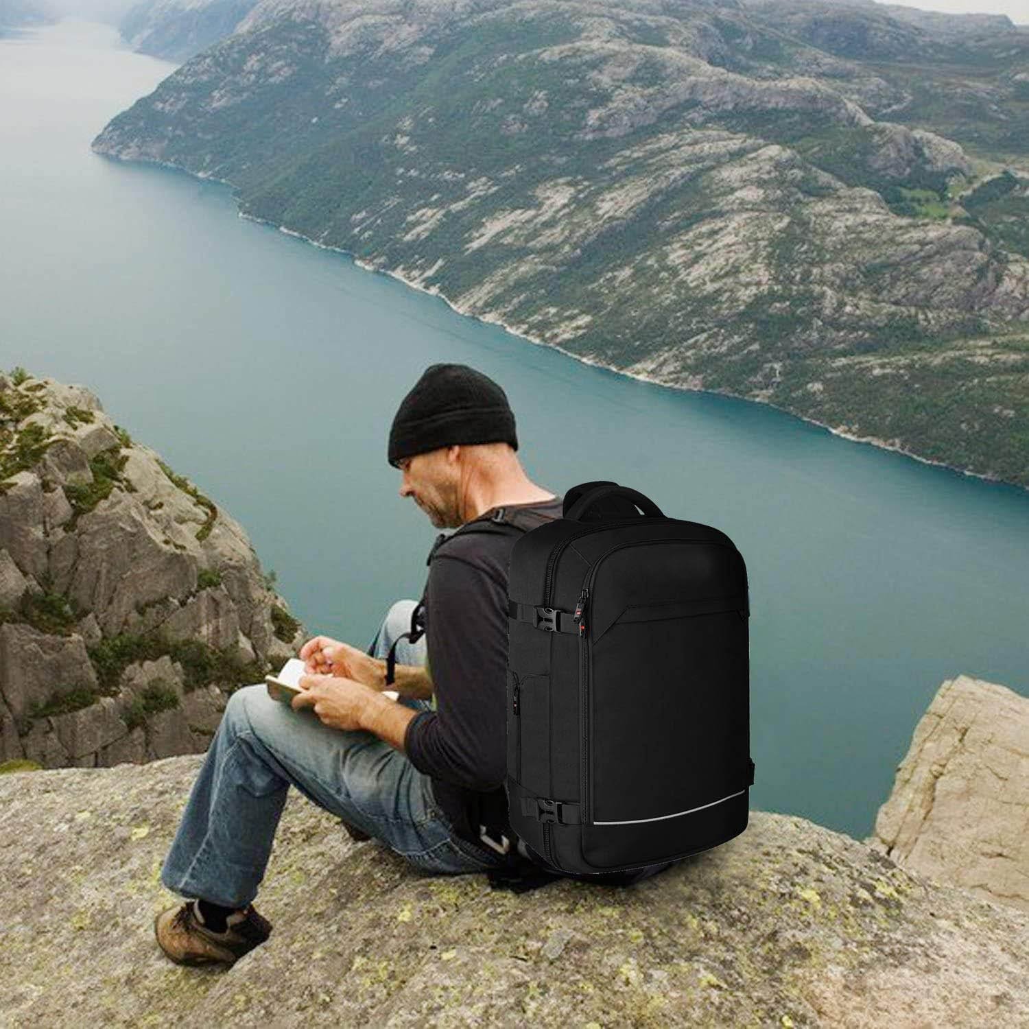 Large Capacity Carry On Business Men Laptop Backpack Custom Waterproof Laptop Bag with Logo Fashion Travel Backpack