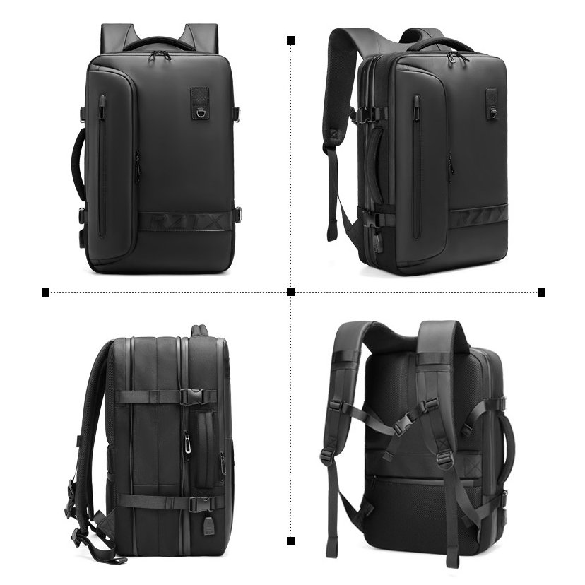 Large Capacity Fashion Vacuum Bag Dry and Wet Separation Bag Waterproof Luggage Travel Bags with USB Laptop Backpack