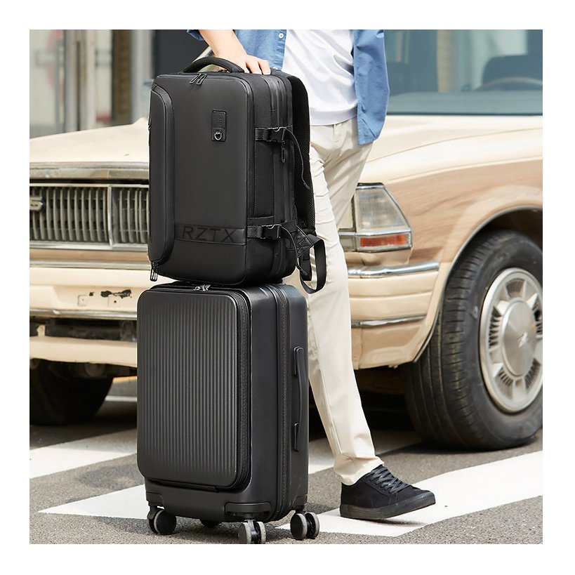 Large Capacity Fashion Vacuum Bag Dry and Wet Separation Bag Waterproof Luggage Travel Bags with USB Laptop Backpack