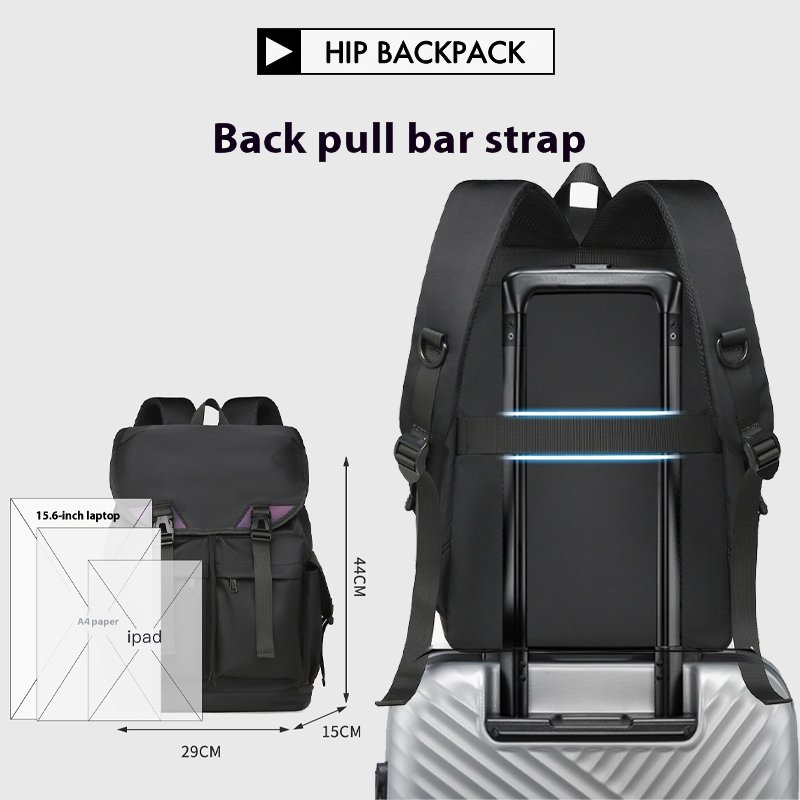 Custom Large Capacity Travel Backpack with Logo Wholesale Outdoor Leisure Fashion Nylon Computer Backpack