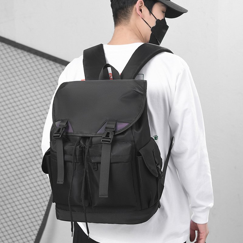 Custom Large Capacity Travel Backpack with Logo Wholesale Outdoor Leisure Fashion Nylon Computer Backpack