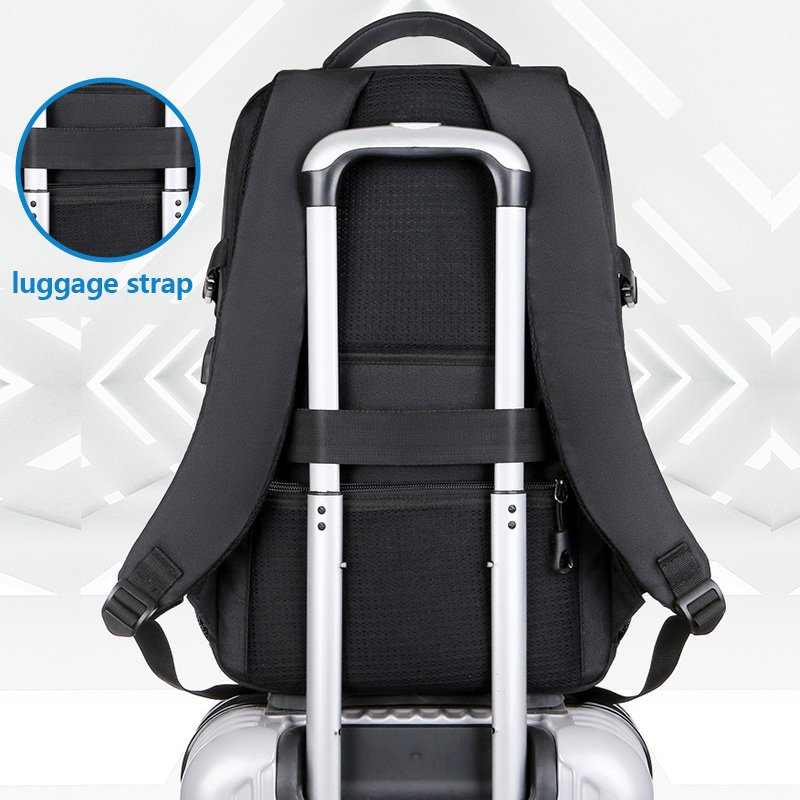 Custom Logo Outdoor Office Design Sports Oxford Black Man Usb Waterproof Bagpack Back Pack Design School laptop Bag backpacks