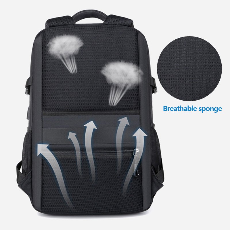 Custom Logo Outdoor Office Design Sports Oxford Black Man Usb Waterproof Bagpack Back Pack Design School laptop Bag backpacks