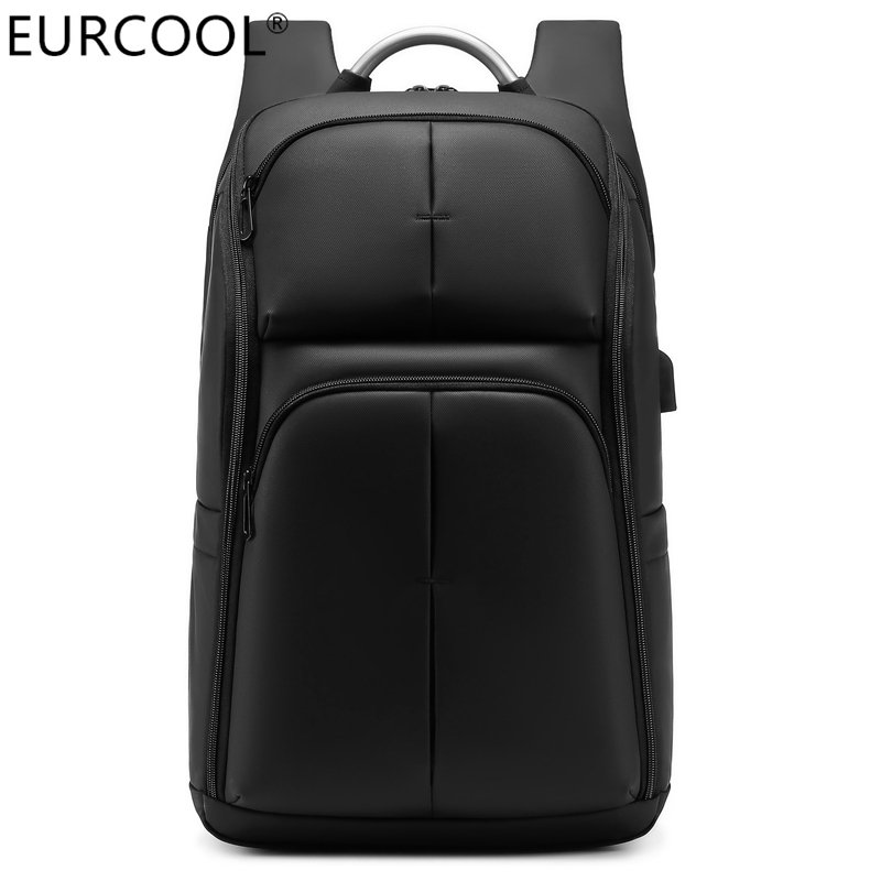 Sac a Dos Ordinateur Portable 17.3 Pouces 50L travel backpack for men anti-theft waterproof with USB laptop vintage backpack