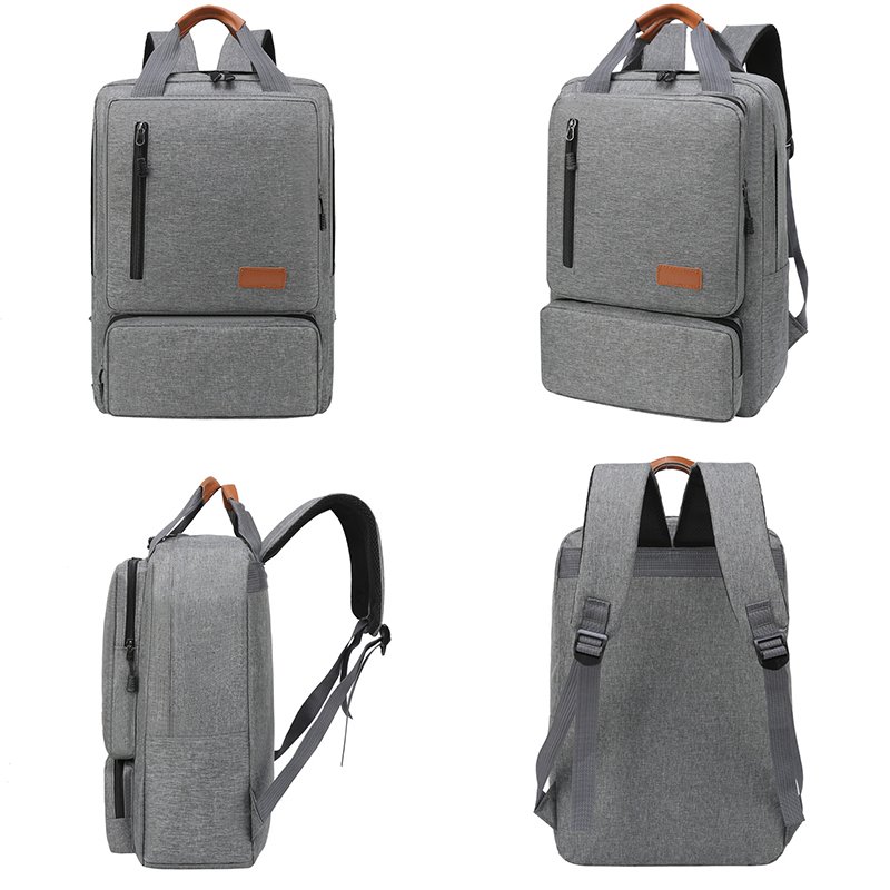 Manufacturers wholesale backpack three sets of travel bags leisure men and women with the same student bag computer bag