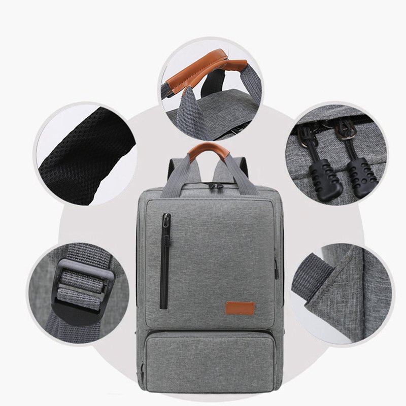 Manufacturers wholesale backpack three sets of travel bags leisure men and women with the same student bag computer bag