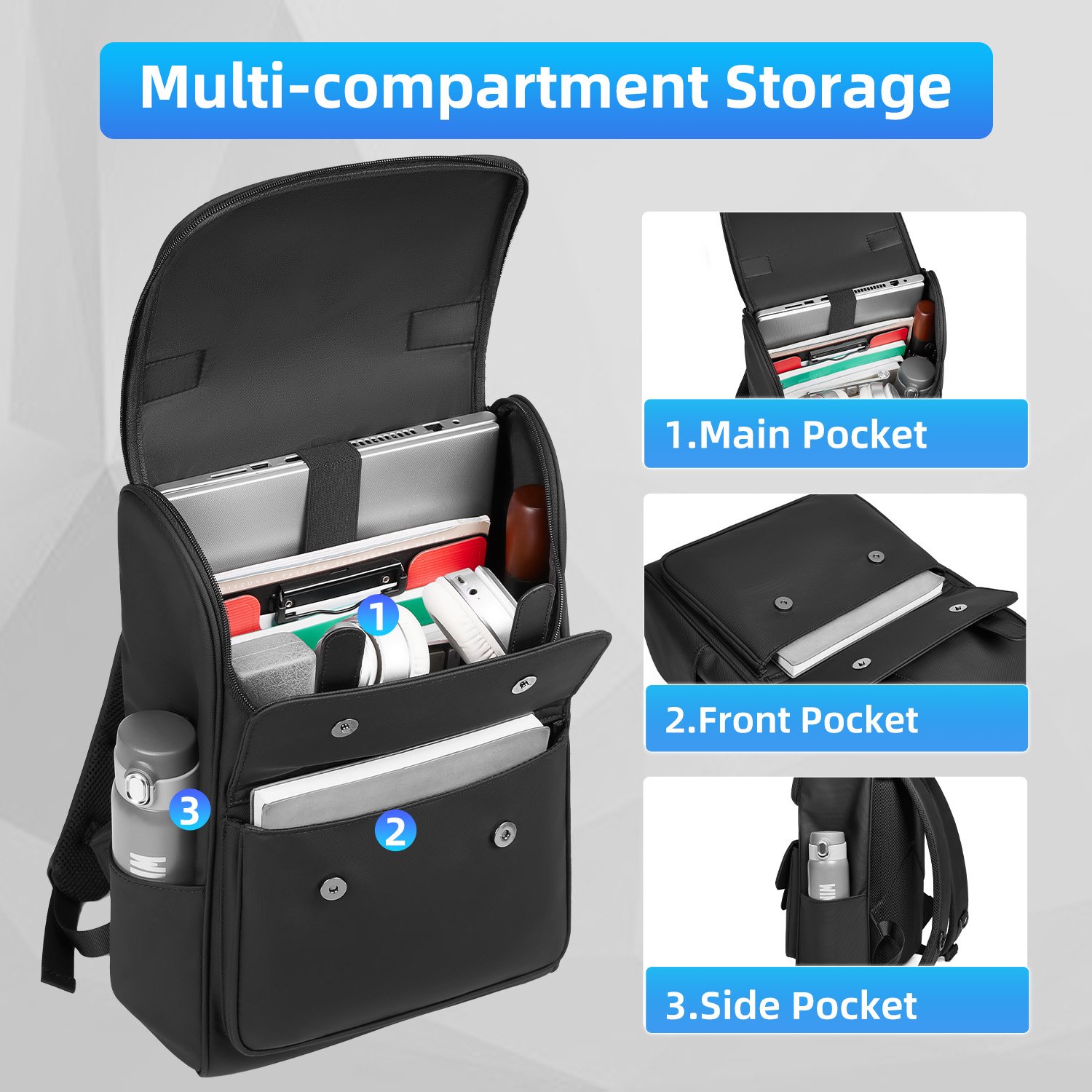 Laptop Backpacks computer bag water repellent light weight travel backpack bag for men thin business backpack