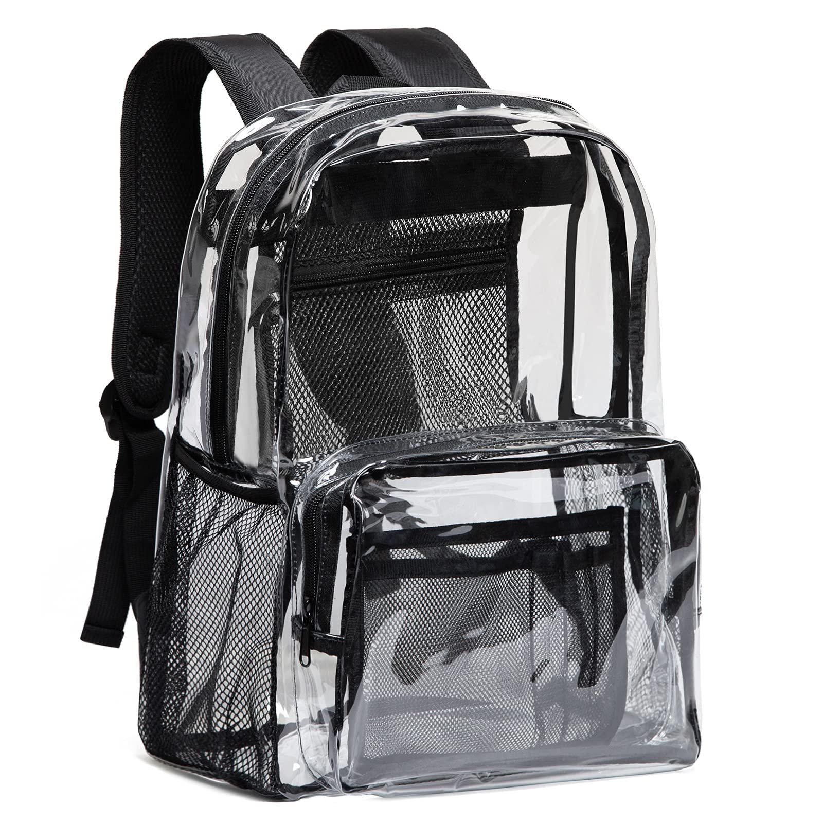 Custom Laptop Backpacks Classic PVC Transparent Backpack College School Clear Backpack