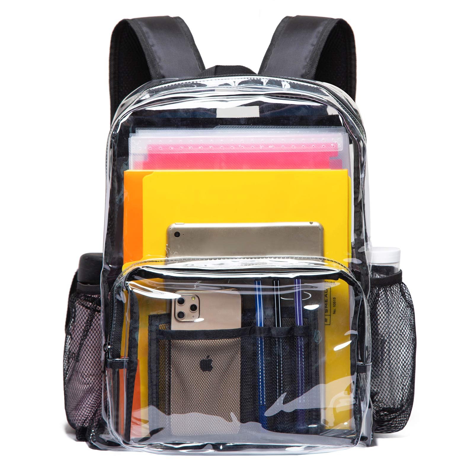 Custom Laptop Backpacks Classic PVC Transparent Backpack College School Clear Backpack