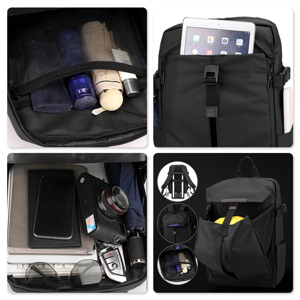 Personalized Business Bag Laptop Backpack with Custom Logo for Daily Commute Travelers Hiking