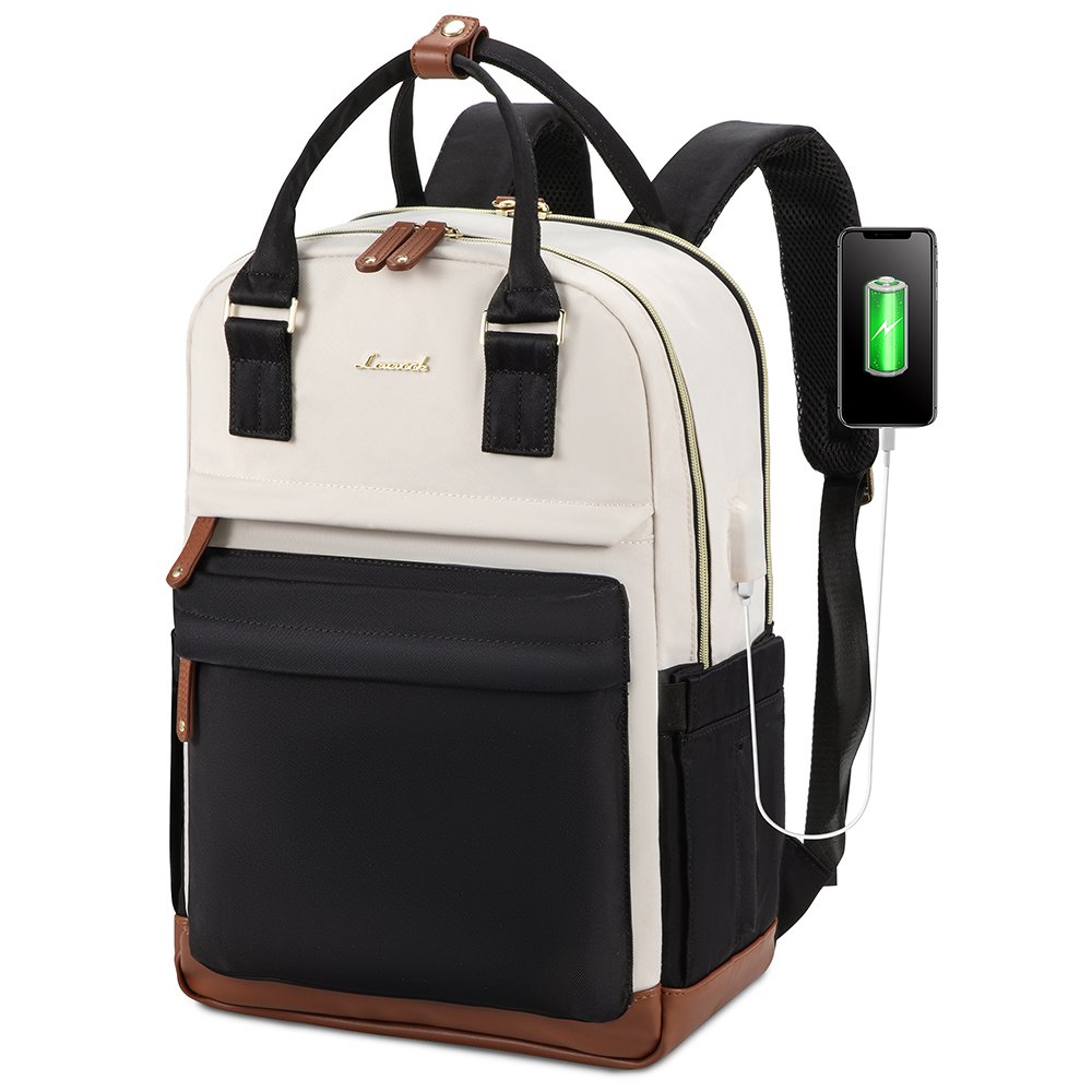 LOVEVOOK high quality wholesale china luxury school bags with usb daily life office computer women's laptop travel backpacks