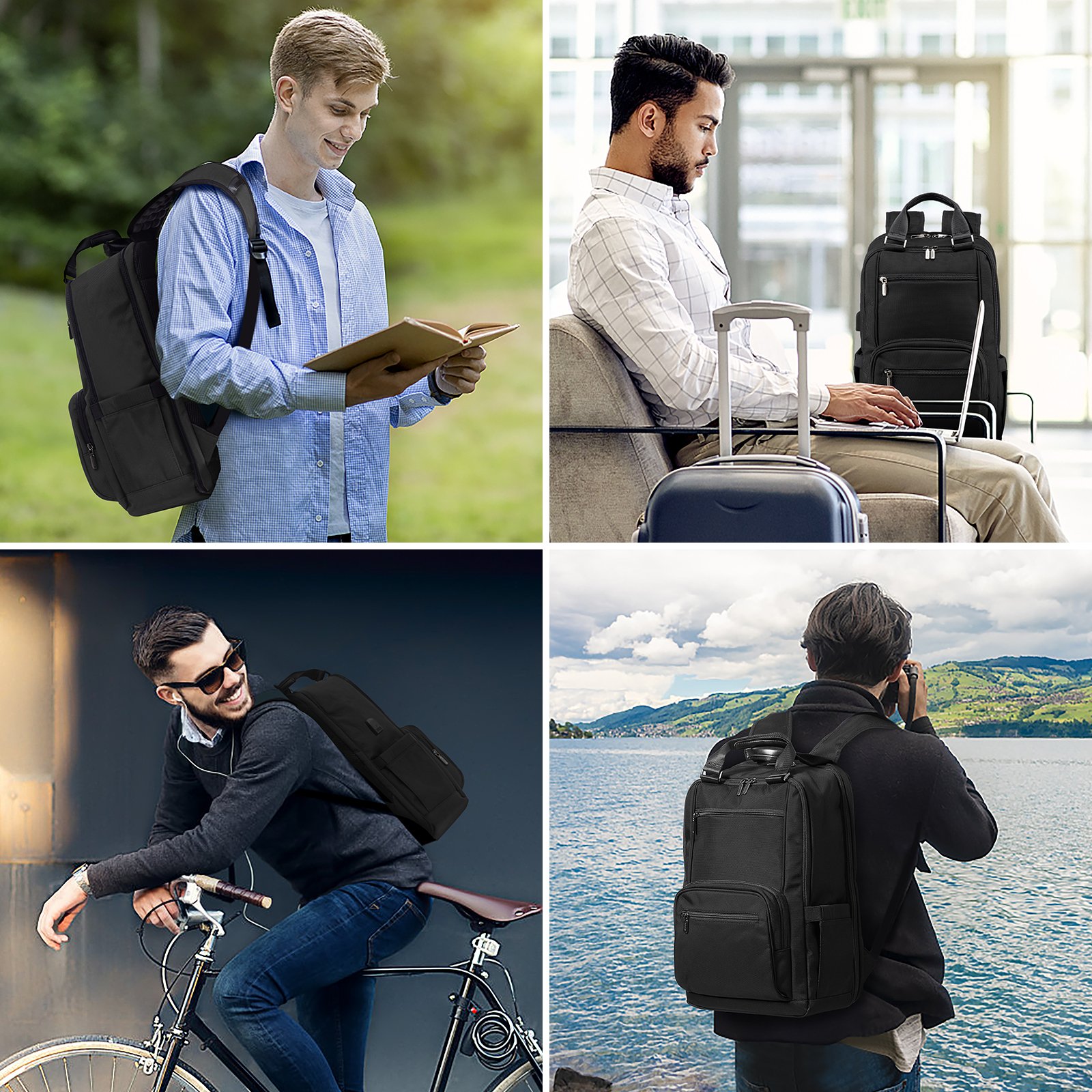 LOVEVOOK 2022 wholesale business Daypacks waterproof Friendly Work Bag Durable school 15.6 17in women men Travel laptop backpack