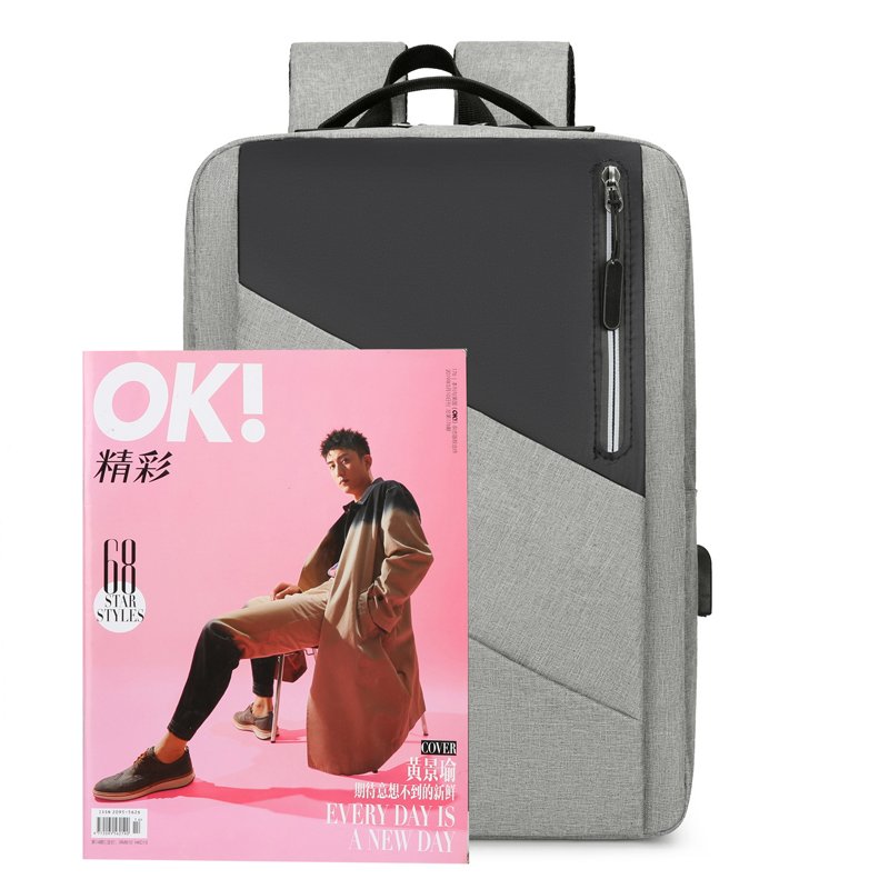 Men Women's Durable Waterproof Laptop Backpack USB Charging Port Strap Carrying System College School Computer Bag Travel Gift