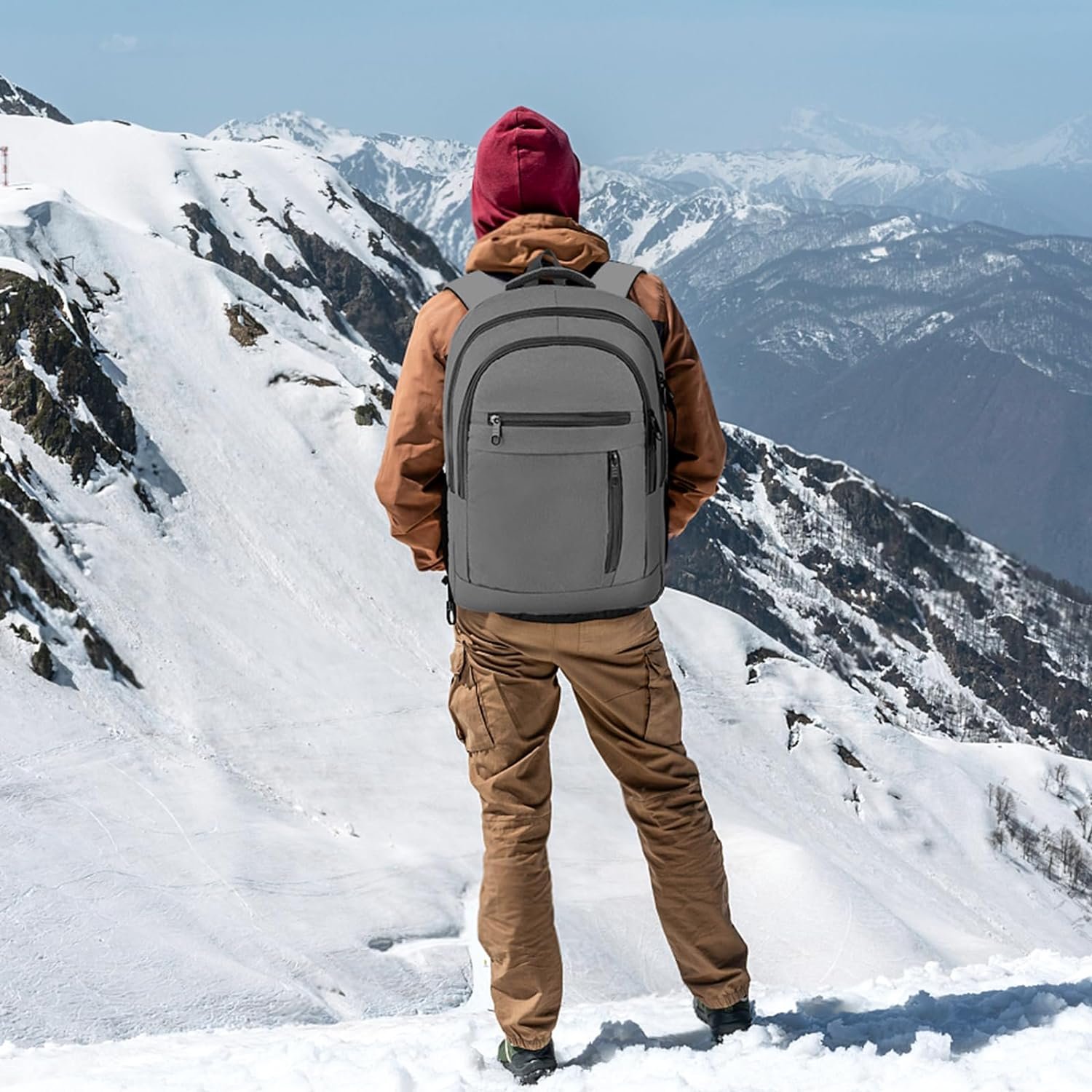 17 Inch External Interface Anti Theft Travel Backpack Water Resistant Business Computer Bag Laptop Backpack with USB