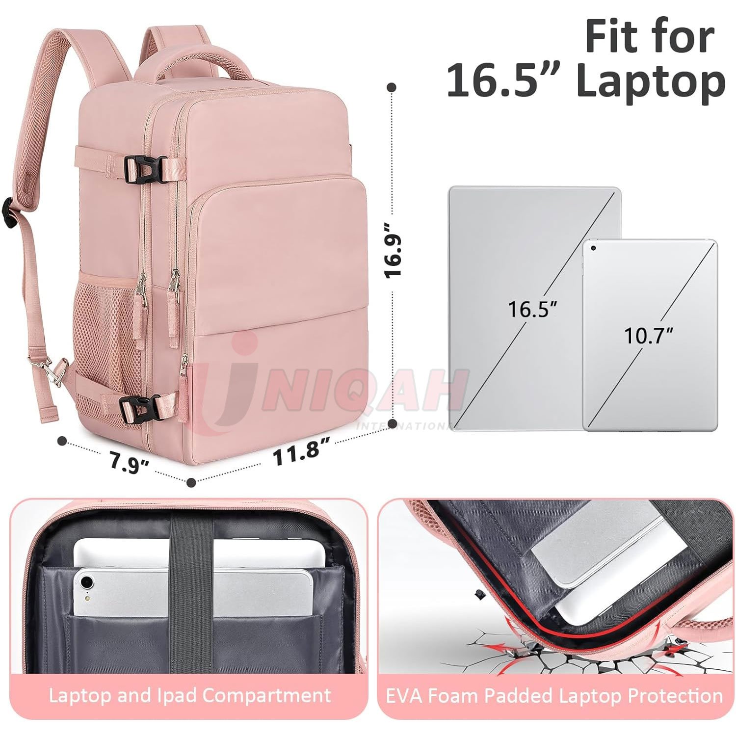 Travel Laptop Backpack, Backpack Women Airline Approved Waterproof College Backpack Business Work Casual Bag