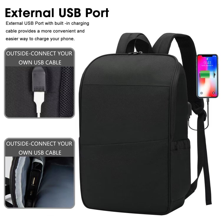2023 factory wholesale business waterproof laptop bags supplier school travel women men smart backpack