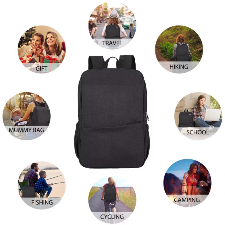 2023 factory wholesale business waterproof laptop bags supplier school travel women men smart backpack