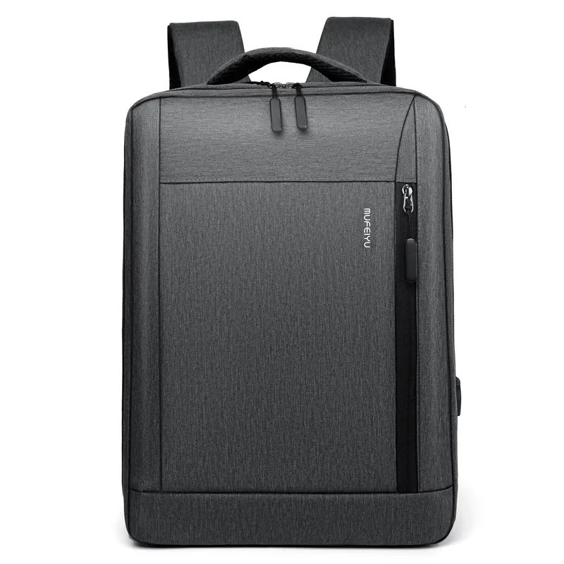 2024 Marksman Laptop Backpack Men's Leisure Travel Backpack Simple Design Backpack Bag with USB Charging Port Bag Men