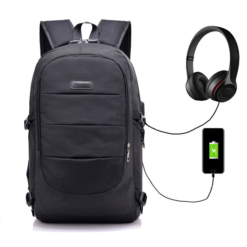 Travel Durable business antitheft bagpack 15.6 Inches laptop password lock smart USB charging anti theft back pack with lock