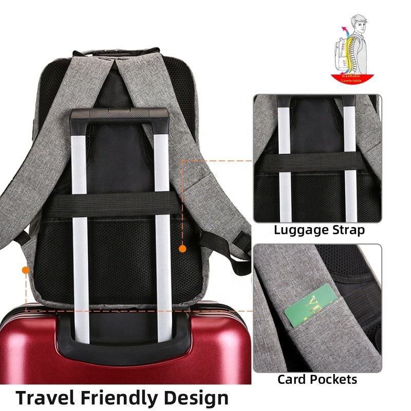 Factory Price Large Capacity Bag Beg Computer Business Mochila School Waterproof Men's College Laptop Backpack