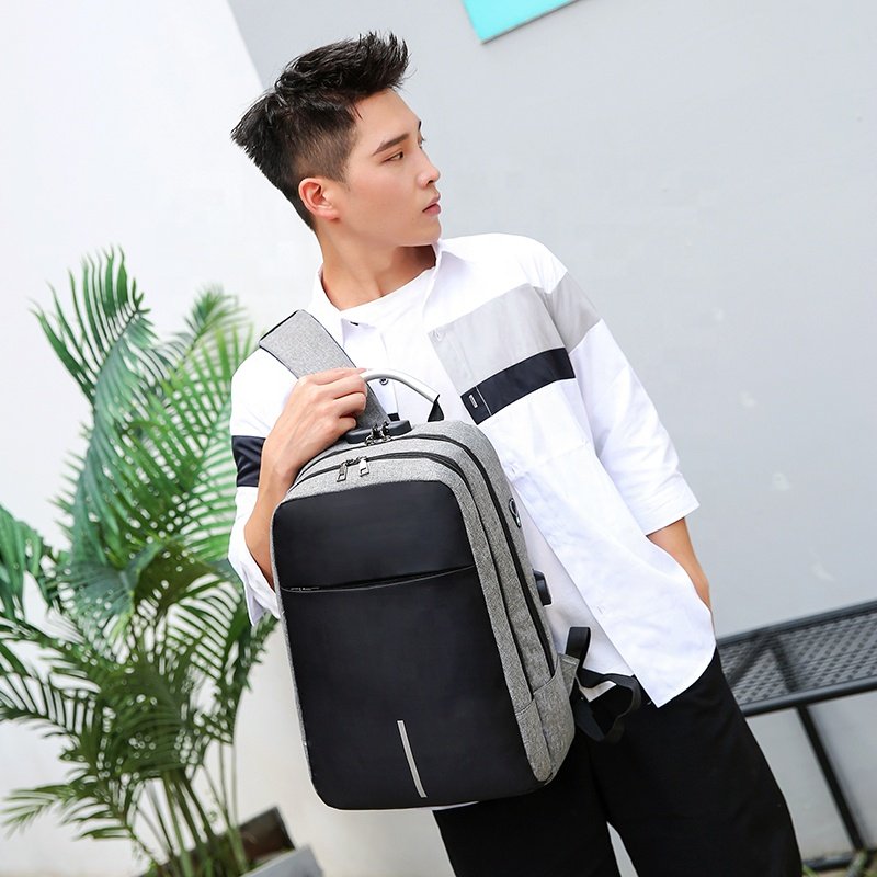 Factory Price Large Capacity Bag Beg Computer Business Mochila School Waterproof Men's College Laptop Backpack